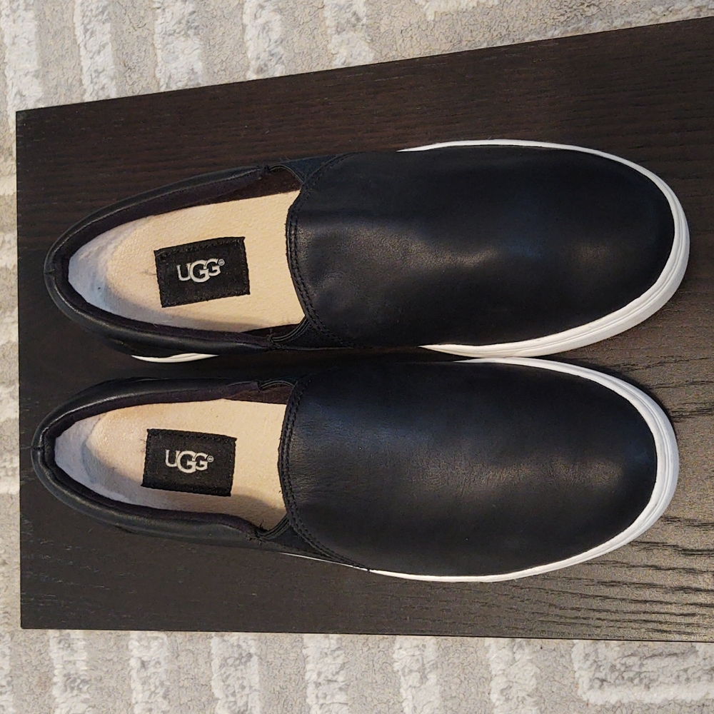 UGG soft leather canvas shoes